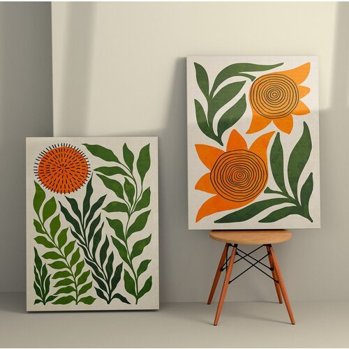 Wallity slika 2KNV4367, 50x70 cm, 2 dela Cene
