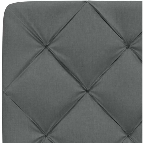 VidaXL Okvir kreveta s LED-om bez madraca 140 x 200 cm od tkanine Slike