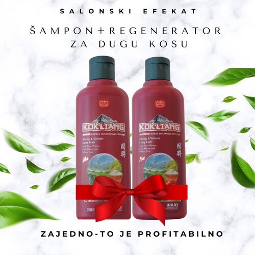 Kokliang tajlandski set za dugu kosu/ 2 komada Cene