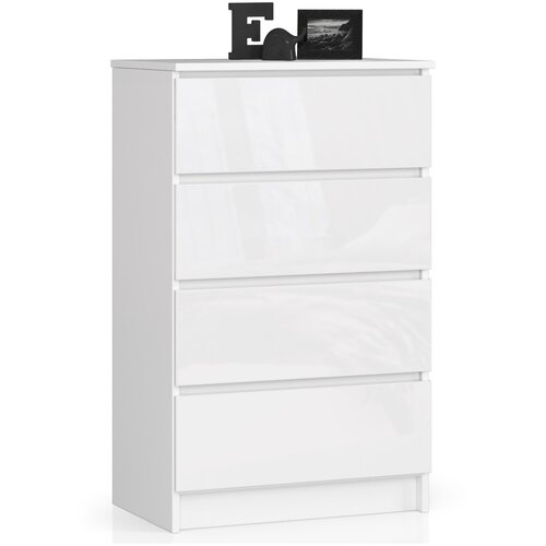 AKORD KOMODA K60 4SZ CLP BELO SJAJ, (21702939) Slike