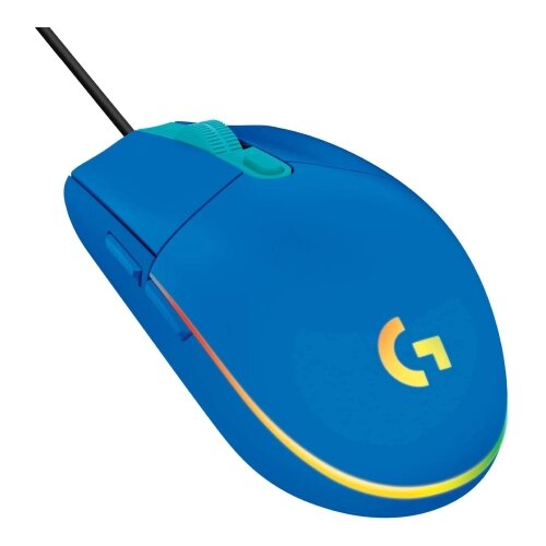 Logitech Gaming Mi&amp;scaron; G203 Lightsync Blue Slike