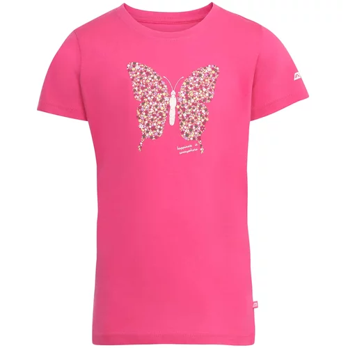 Alpine pro Dětské bavlněné tričko BADAMO carmine rose varianta pc