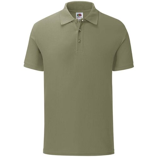 Fruit Of The Loom Oliwkowa koszulka męska Iconic Polo Friut of the Loom Slike