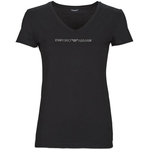 Emporio Armani T-SHIRT V NECK Crna Slike