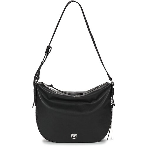 Pinko HOBO ZIP AROUND CLASSIC VITELLO BIKER Crna Cijene