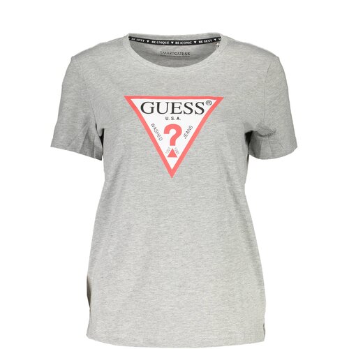 Guess Jeans SHORT SLEEVE T-SHIRT WOMEN GREY Slike