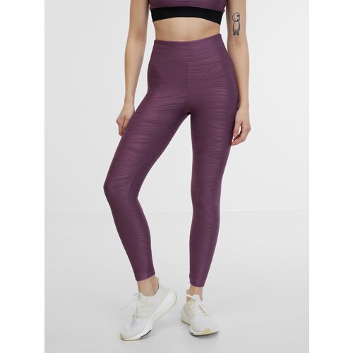 Orsay Purple Women&amp;#039;s Patterned Sports Leggings - Women&amp;#039;s Slike