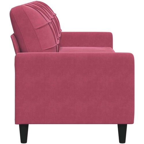 VidaXL Trosjed crvena boja vina 210 cm bar&amp;scaron;unasti Slike