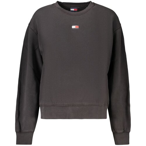 Tommy Hilfiger ženska dukserica s aplikacijom logom crna Slike