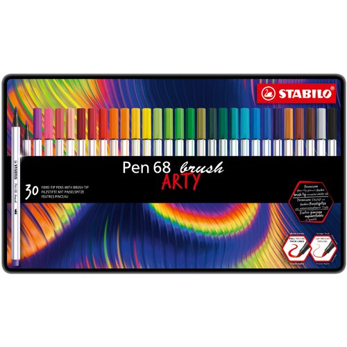 Stabilo čopič Pen Pen 68 čopič ARTY, kovinsko ohišje 30, (21655594) Cene