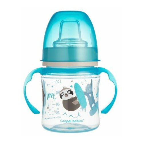 Canpol čaša za bebe "exotic animals" 120ml plava Cene