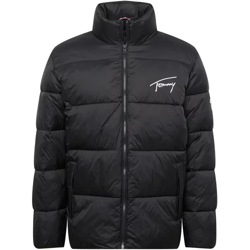 Tommy Jeans Zimska jakna rdeča / črna / bela
