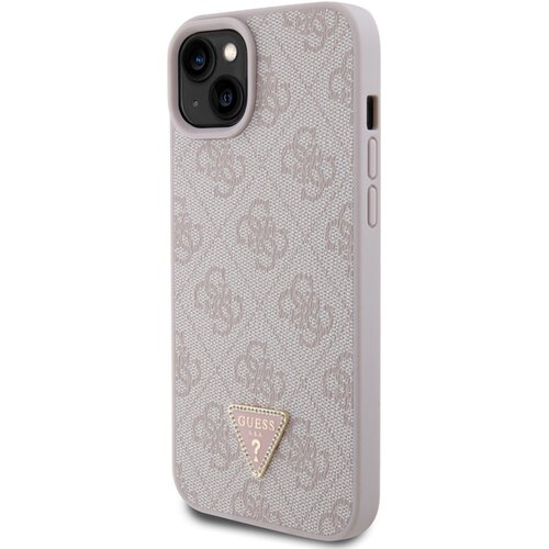 Guess Trdo ohi&amp;scaron;je za Apple iPhone 15 Plus Triangle Strass 4G, Roza, (21244240) Slike