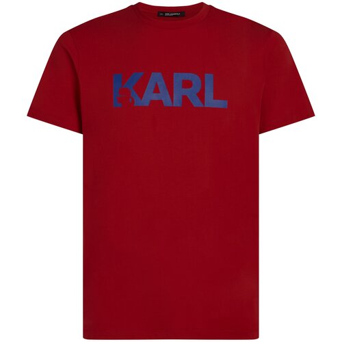 Karl Lagerfeld Majica temno modra / bordo Slike