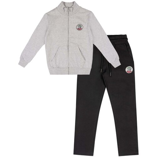 Leone 1947 Trenirka komplet Boy Tracksuits Full Zip Italy Siva Cene