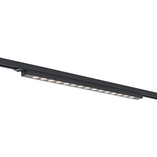 QAZQA Modern Black Ceiling Lamp for 1-Phase Track System 15W 1170 lm 3000K - Iconic Tsiri Slike