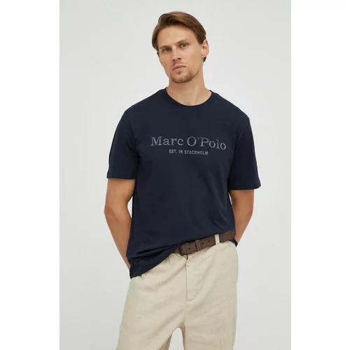 Marc O'Polo Bombažna kratka majica mornarsko modra barva