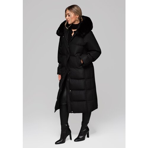 Edoti Women's double-breasted fitted coat LARICA OW-COLC-0108 v3 Cene