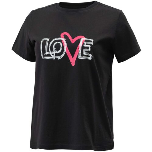 BRILLE Ženska majica kratkih rukava Love Love, Crna Slike