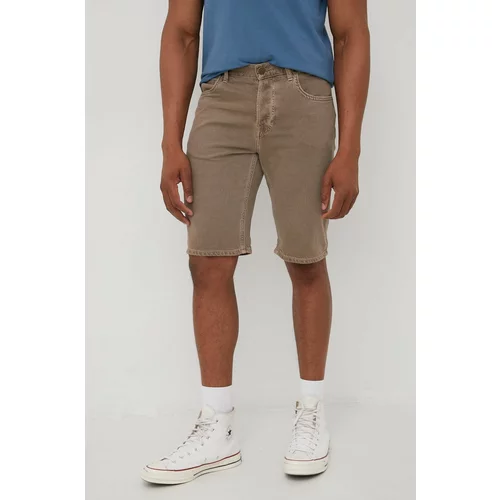 Lee Kratke hlače za muškarce, boja: smeđa