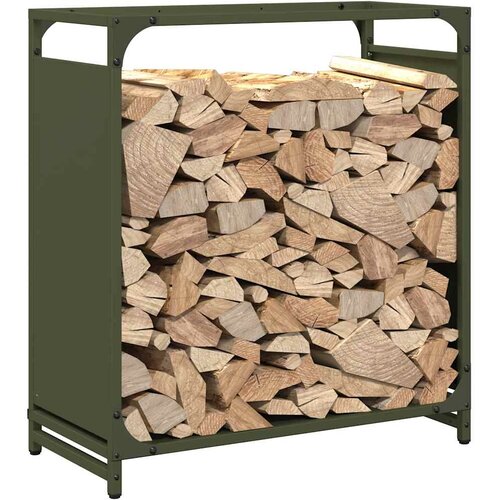  Stalak za drva 60x28x65 cm hladno valjani čelik Slike
