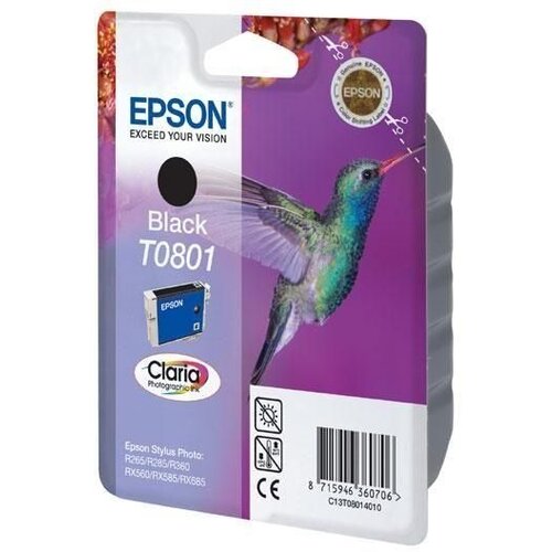  Kartuša Epson T0801 črna/black - original Cene