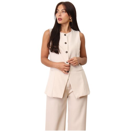 La Modeuse Topi &amp;amp; Bluze 76013_P179950 Bež Slike