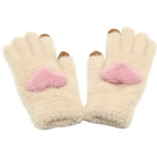  Rukavice za touch screen gentle krem Cene