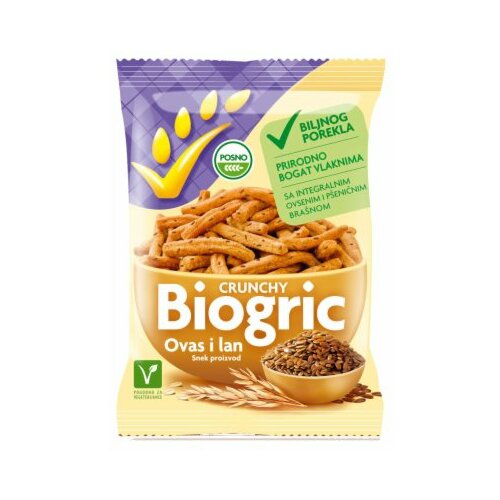 Bioland crunchy biogric ovas i lan 70g kesa Cene