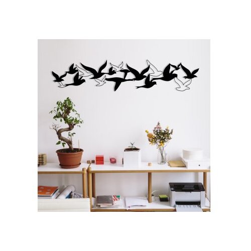 WALLXPERT Zidna dekoracija Bellissimo-M112-M, 100x22 cm, 1,2 mm, Crna Cene