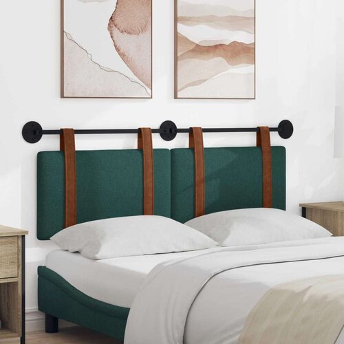  Držeće uzglavlje Zidne Tamnozelena 130 x 55 x 5 cm Antikni PU - Tamnozelena 120 cm bez LED Cene
