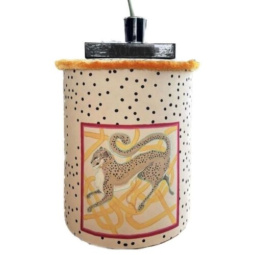 Woody Fashion jungle scar pouffe - mottled multicolor pouffe Slike