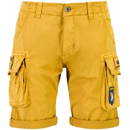 Alpha Industries Kargo hlače zlato-rumena / mešane barve