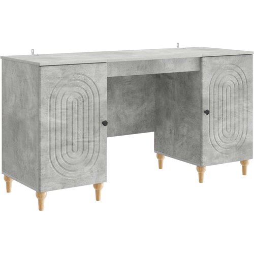  Stol Betonska siva 142,5 x 50 x 75 cm Konstruirano drvo Cene