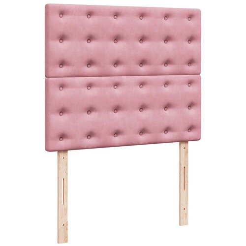 Box spring krevet s madracem ružičasti 120 x 200 cm bar&amp;scaron;unasti Slike