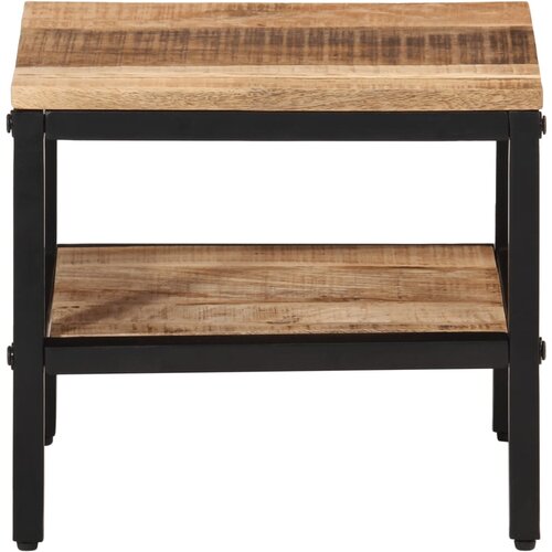 Maison Chic Klubska mizica - kavna mizica - Nizka mizica 35x35x30 cm trden robusten mangov les, (21754126) Cene