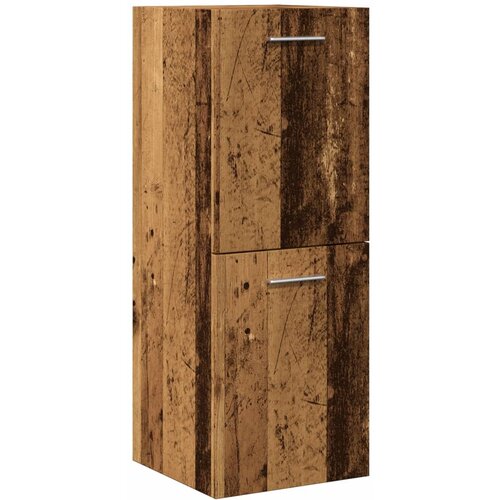 vidaXL Kopalniška viseča omarica starinski les 30x30x80 cm inž. les Cene