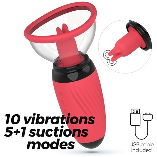 Crushious SCARLET VULVA PUMP RECHARGEABLE STIMULATOR Cene