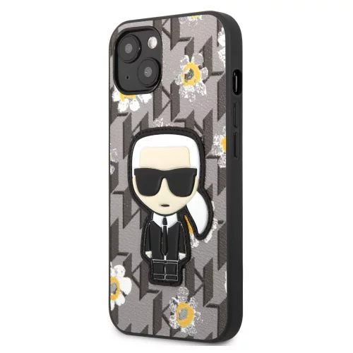 Karl Lagerfeld kLHCP13MPMNFIK1 za iPhone 13 6.1 siv ovitek, zaščita - Karl Ikonik