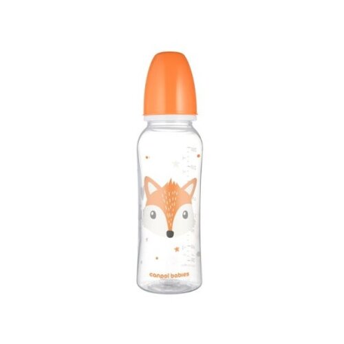 Canpol babies flasica cute animals 120ml (11/851) - orange ( 11/851_ora ) Cene