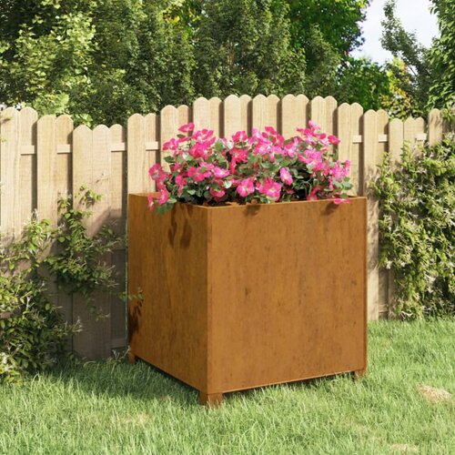 vidaXL Sadilica s nogama boja hrđe 49 x 47 x 50 cm od čelika COR-TEN Cijene