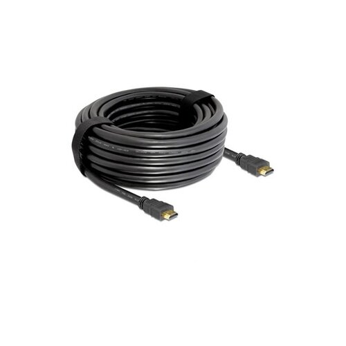 Delock hdmi kabel z mrežno povezavo 20m črn high speed 83452 Cene