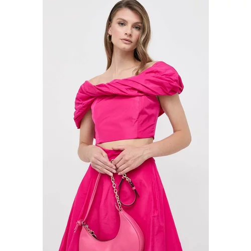 Pinko Top za žene, boja: ružičasta, s otvorenim ramenima