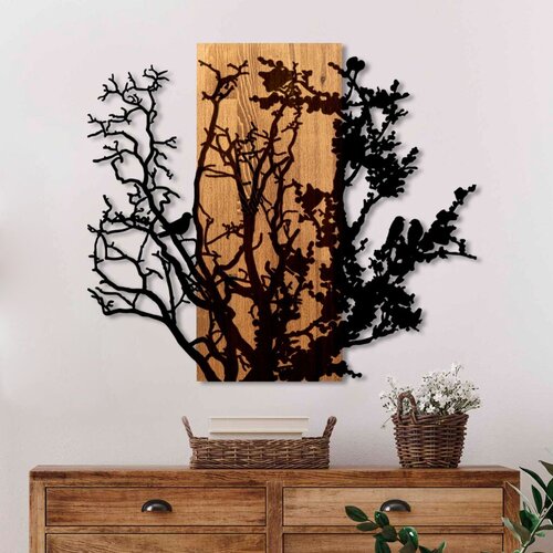 Wallity zidna dekoracija About Dry Grasses, 68cmx58cmx3cm, Hrast Cene