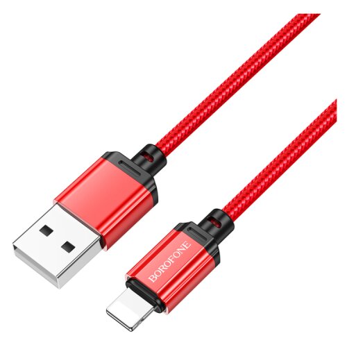 Sharp USB kabal 1m BOROFONE BX87 charging data iPhone/lightning red Cene