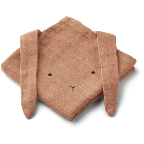 Liewood komplet 2 tetra pleničk 70x70 hannah rabbit tuscany rose Cene