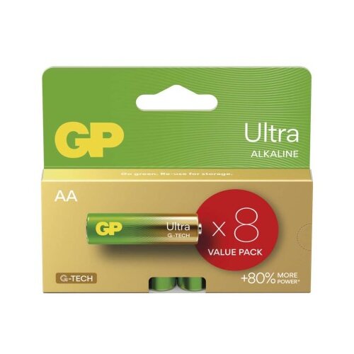  Baterija GP ULTRA alkalna LR6 AA 8 kos 8/1 Cene