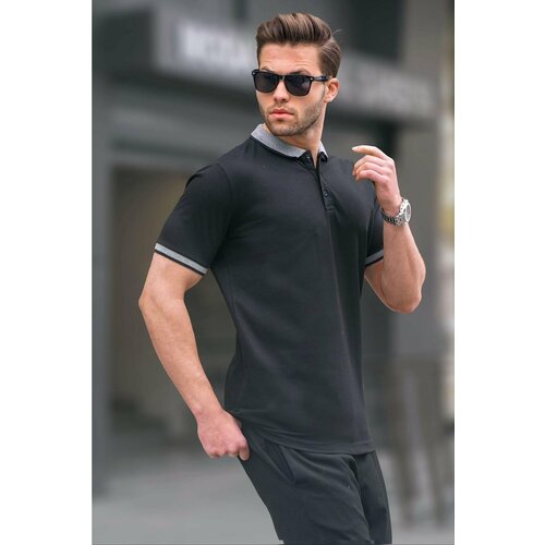 Madmext Polo T-shirt - Black - Regular fit Slike
