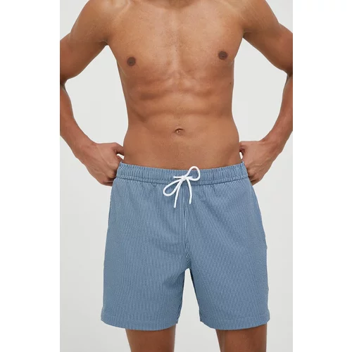 Abercrombie & Fitch Kopalne kratke hlače mornarsko modra barva