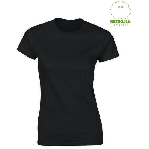 Brokula carewear ženska majica kratki rukav krka, crna v( brkl/Žm/bk160/xl ) Slike